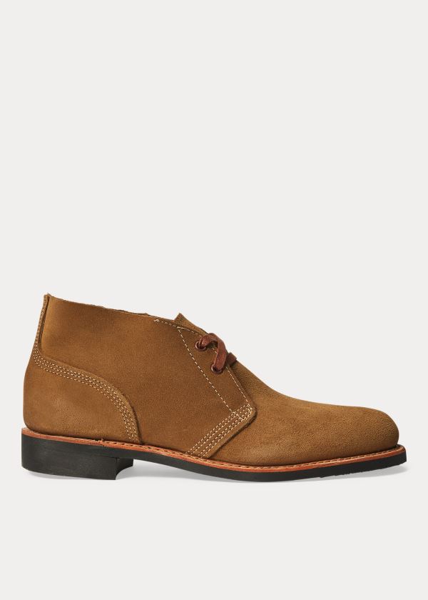 Botas Ralph Lauren Roughout Camurça Homem 26901-USKR